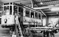 1950 Straßenbahnwerkstatt Böllenfalltor