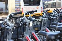 Die "Call a Bike"-Fahrräder sind eine sinnvolle Ergänzung zu Bussen und Bahnen der HEAG mobilo.