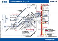 Der neue Liniennetzplan Pfungstadt, gültig ab 12. Juni 2016.