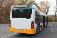 Die neue Busse sind mit zusätzlichen Fahrzielanzeigen am Heck und an der linken Seite ausgestattet.