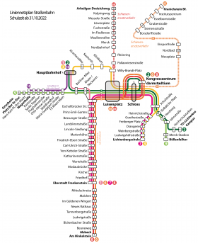 Liniennetzplan ab 31. Oktober 2022